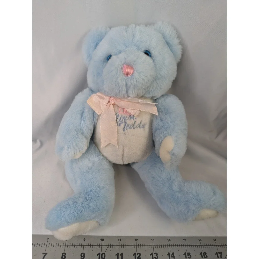My First Teddy Bear Plush Blue Chime 13 Inch‎ Tb Trading Stuffed Animal Toy